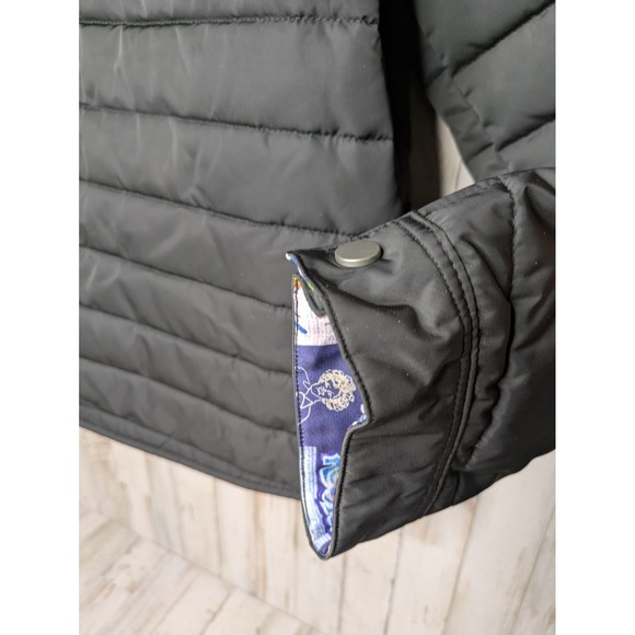 Robert Graham Quilted Field Jacket Size XL Black Men's NWT Snap Button Pockets - Picture 7 of 15